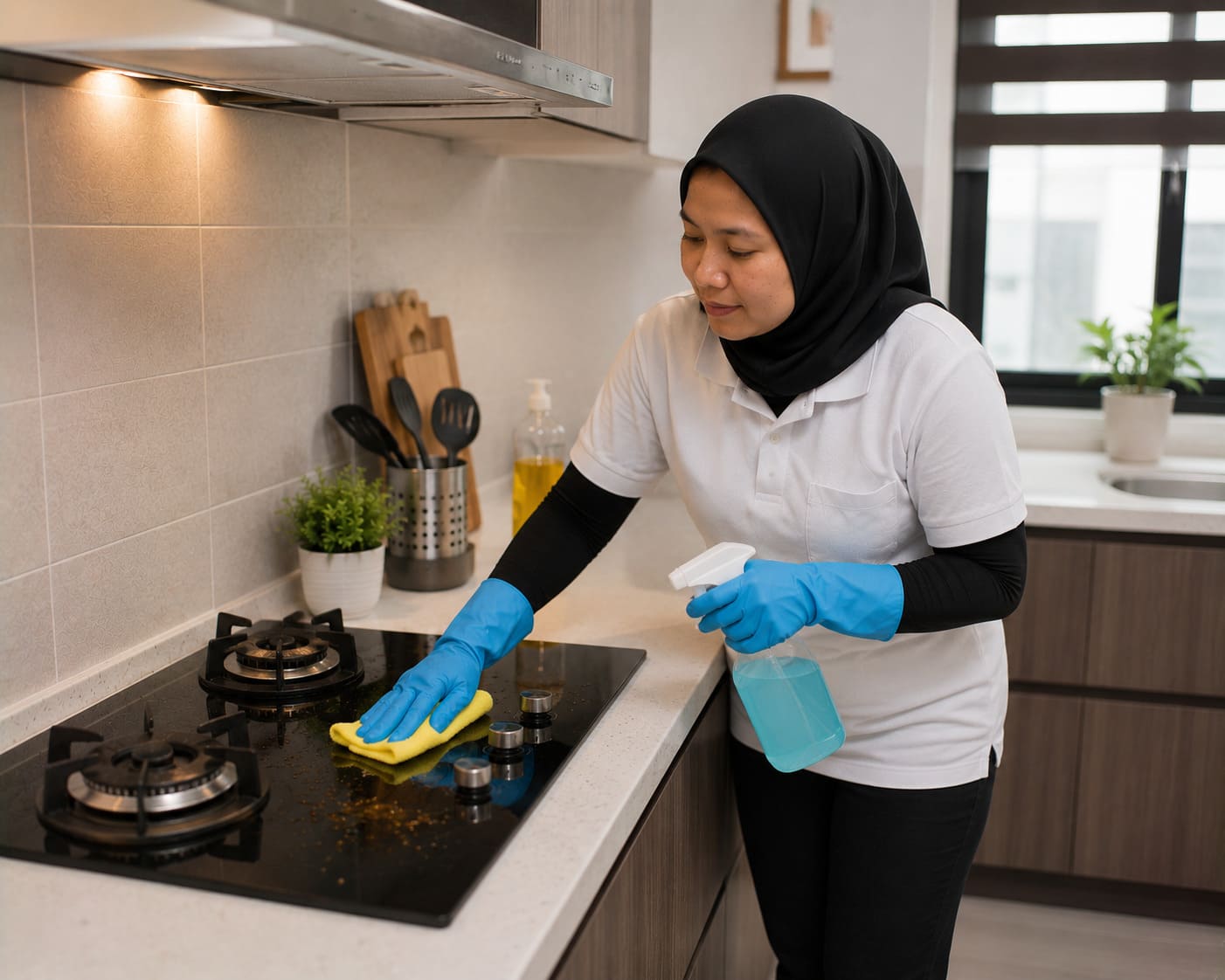 Deep Cleaning Service Petaling Jaya Wipe Kitchen Stove