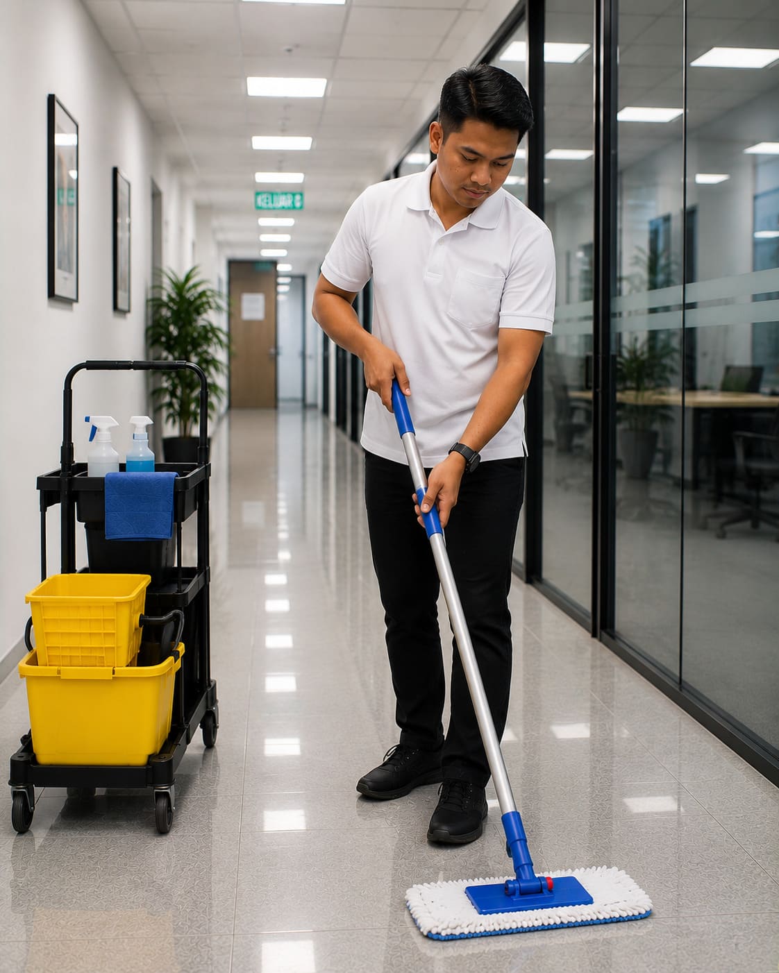 Janitorial Services Petaling Jaya Cleaning Corridor