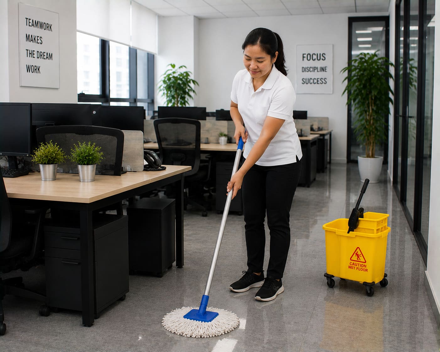 Office Cleaning Petaling Jaya Mop Office Floor